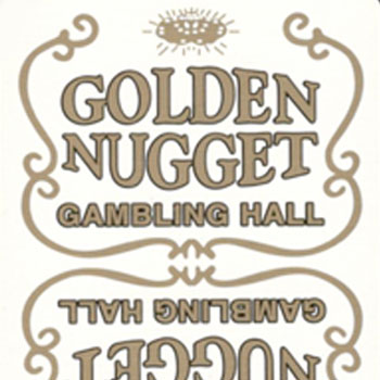 Golden Nugget Playing Cards - Type 10 / Gemaco