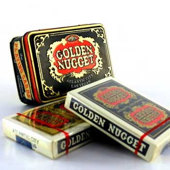 Golden Nugget Playing Cards - Type 6 / Atlantic City & Las Vegas